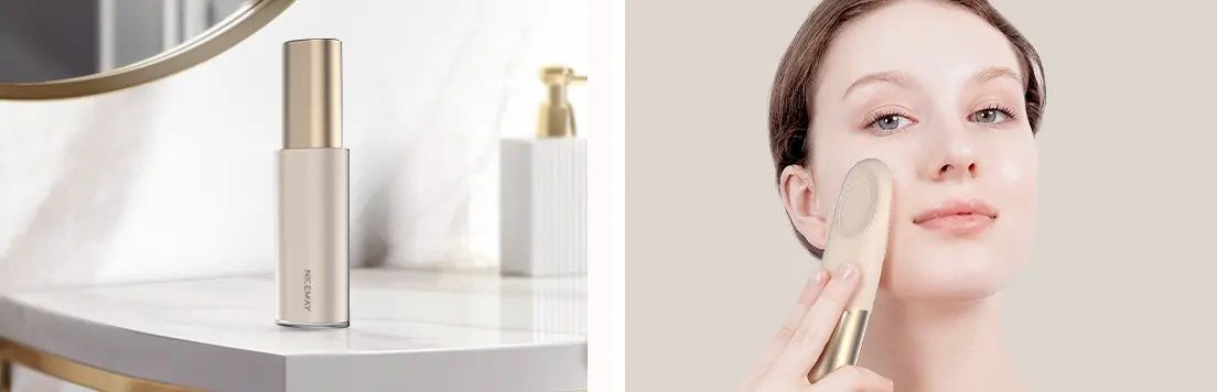MR-1931 Facial Cleansing Brush & Eye Massager