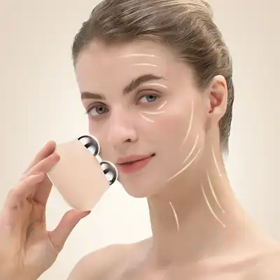 MR-2319 Microcurrent Silver Facial Toning Device